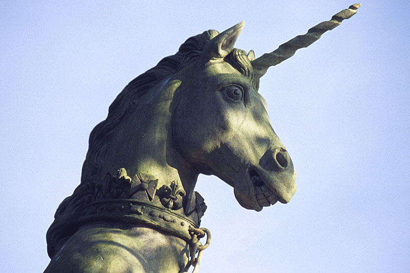 Kew Gardens Stone Unicorn
